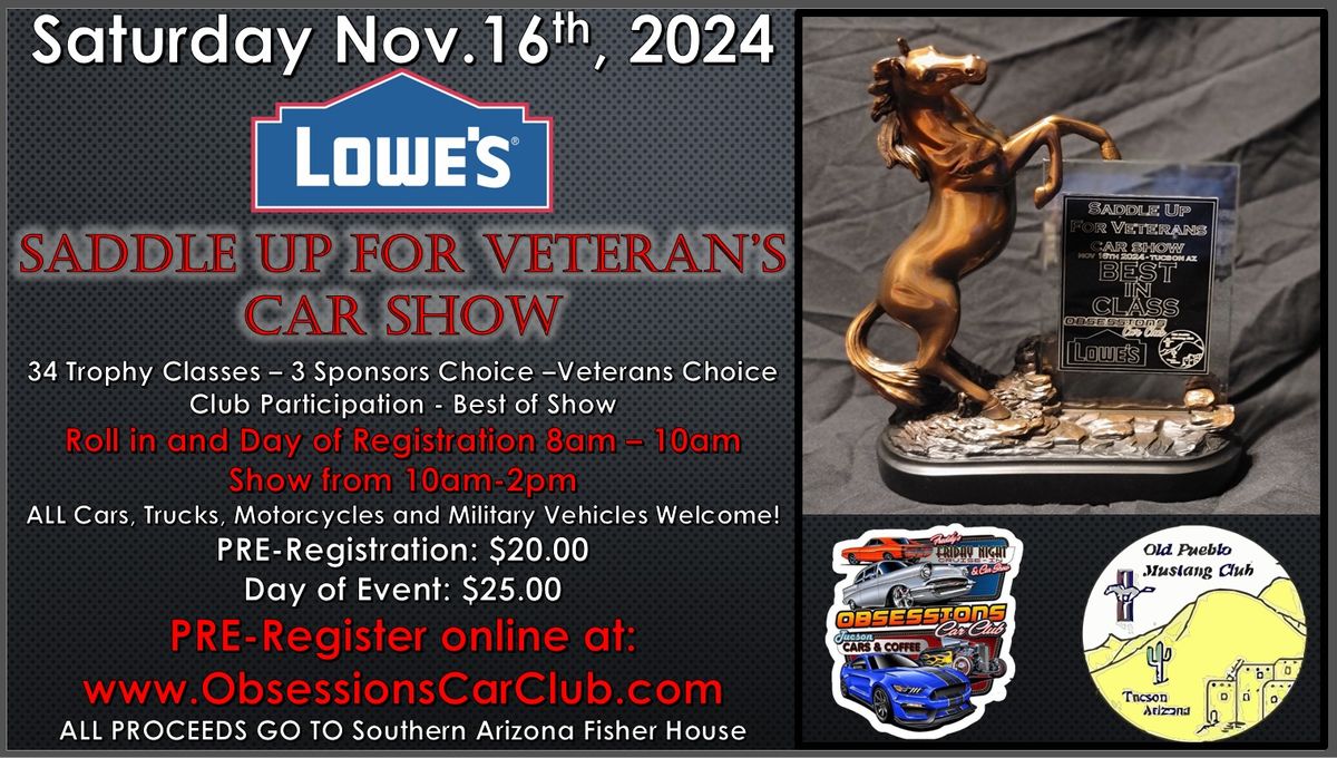 Saddle Up for Veterans Car Show