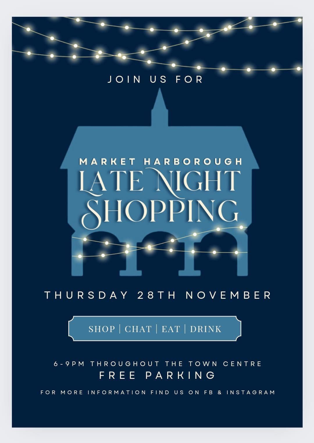 Market Harborough Late Night Shopping