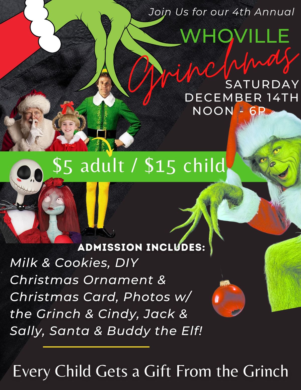 4th Annual Grinchmas in Whoville