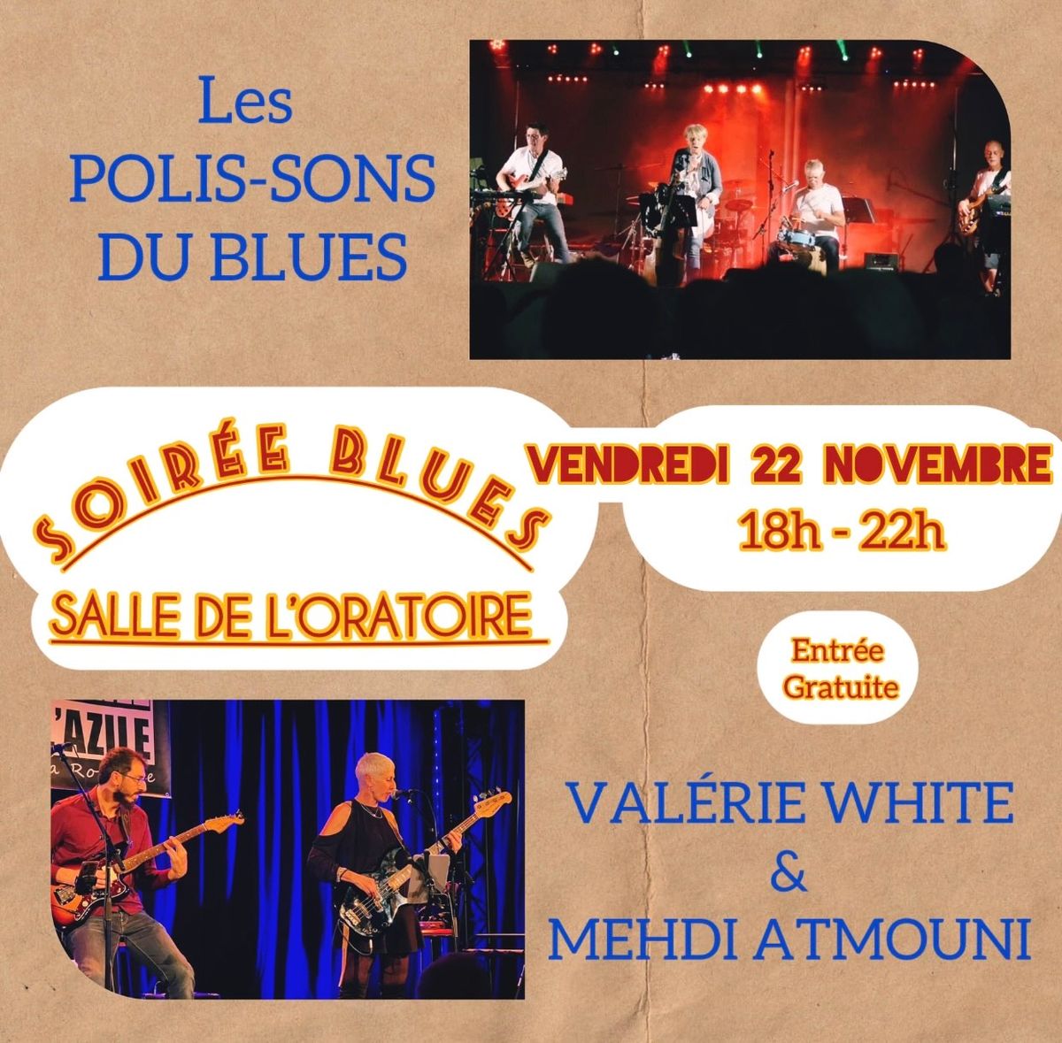 Soir\u00e9e BLUES \u00e0 l'ORATOIRE