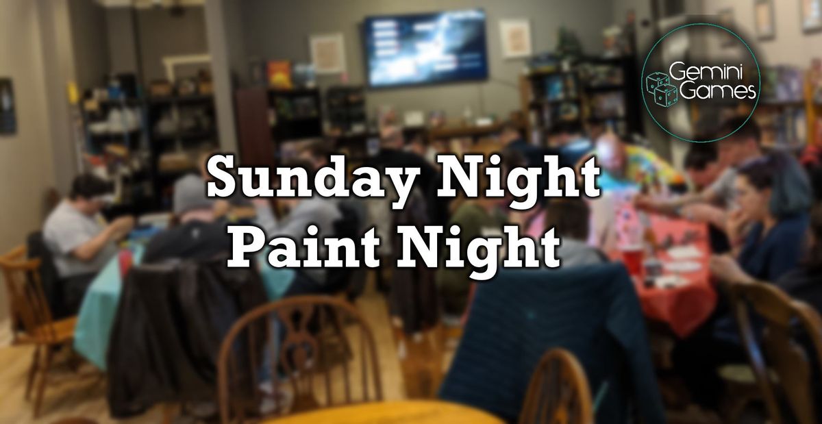 Learn to Paint Night at Gemini Games