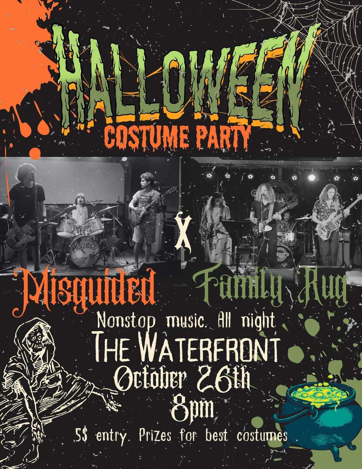 Halloween Costume Party with The Family Rug & Misguided