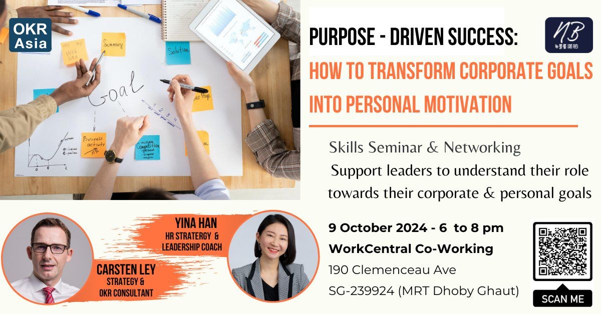 Purpose-driven Success: How to transform corporate goals into personal motivation