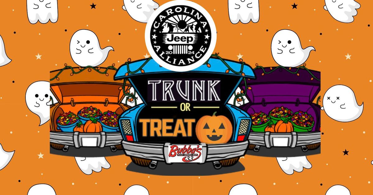  Bubba\u2019s 33 Annual Trunk or Treat! 