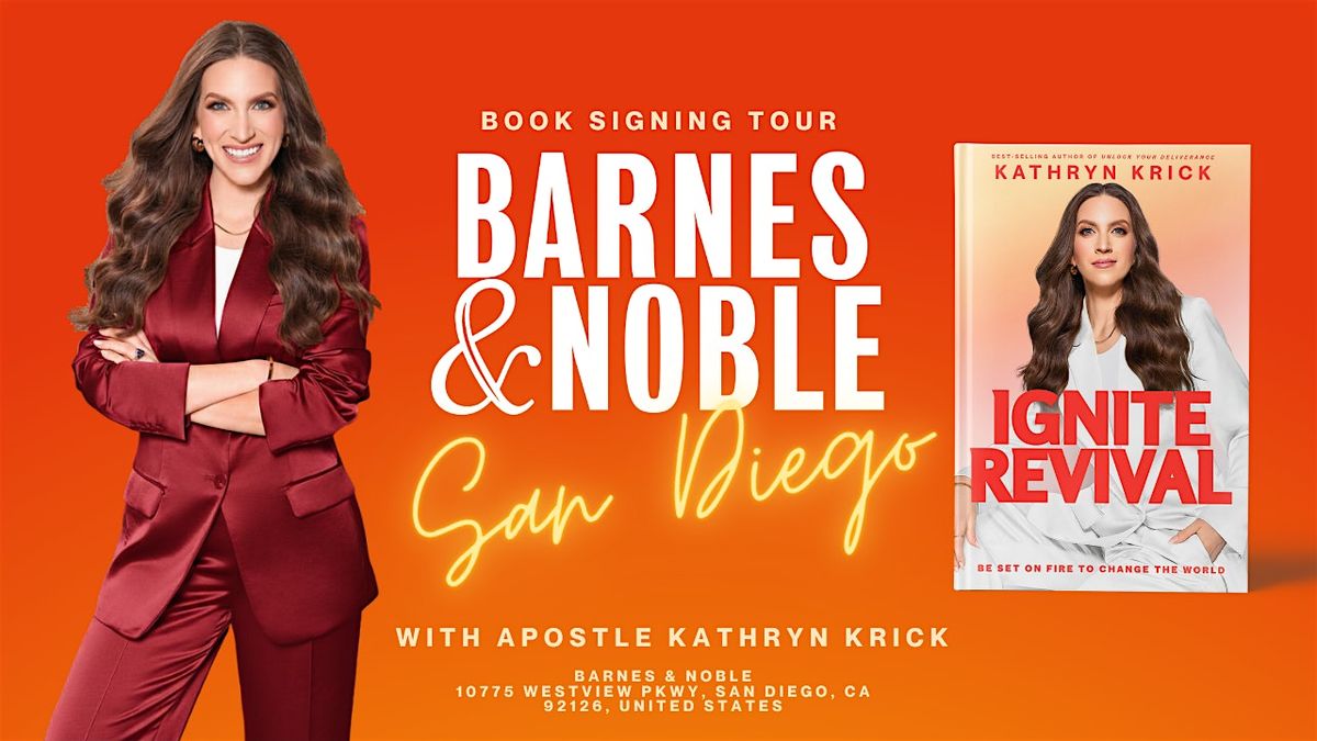 SAN DIEGO BOOK SIGNING - Barnes & Noble Book Tour