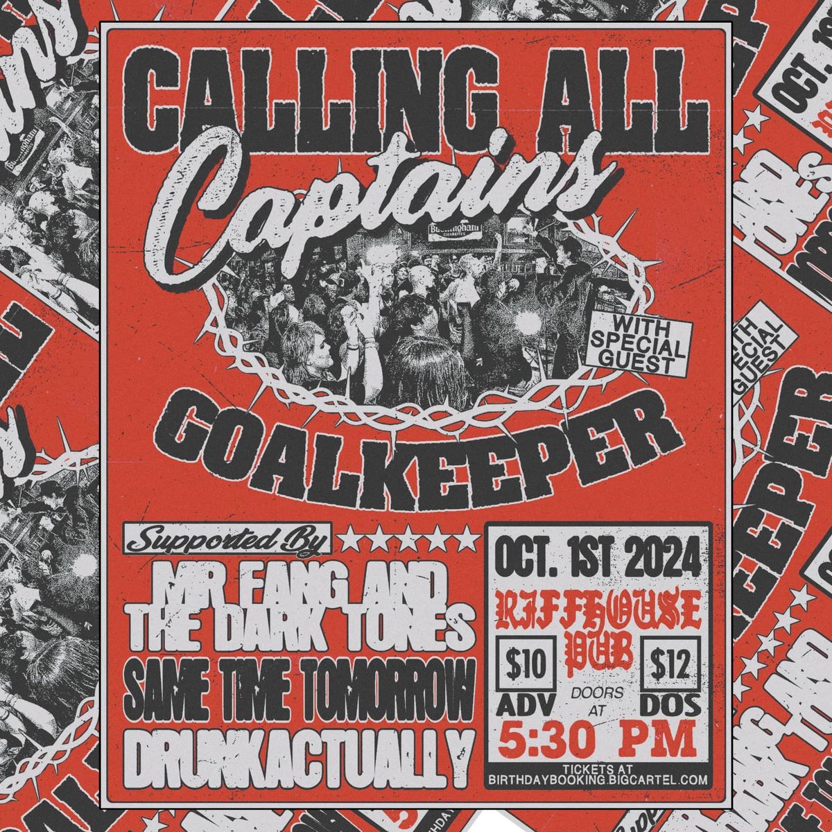 Calling All Captains & Goalkeeper