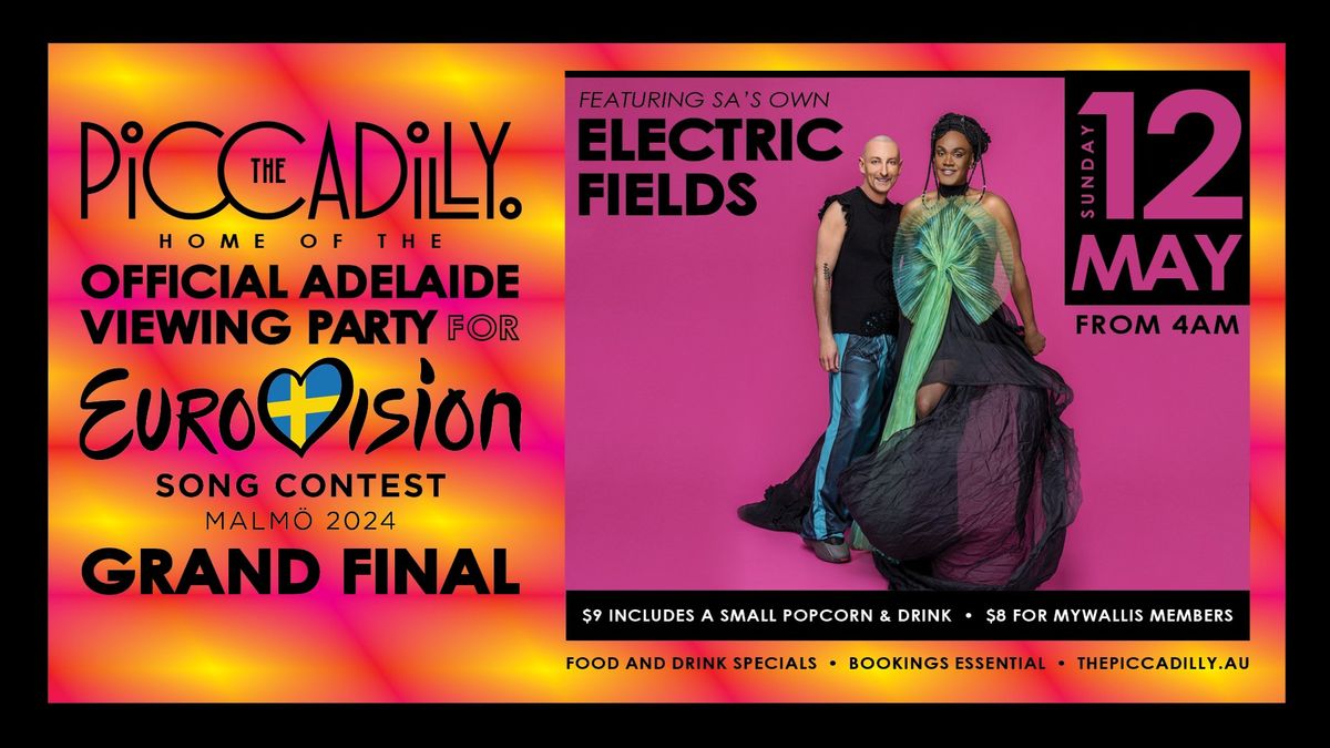 EUROVISION OFFICIAL ADELAIDE VIEWING PARTY