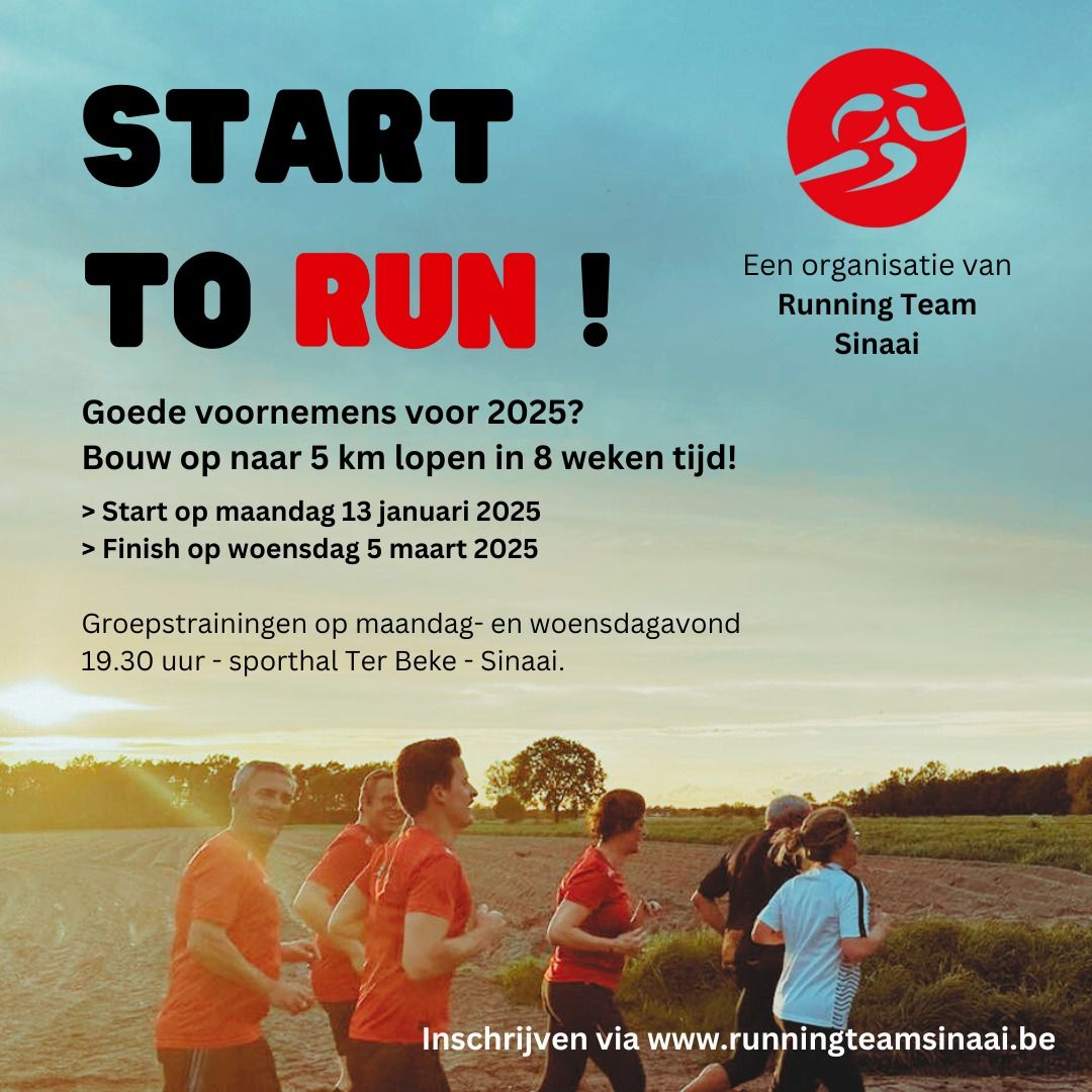 START TO RUN Running Team Sinaai 2025