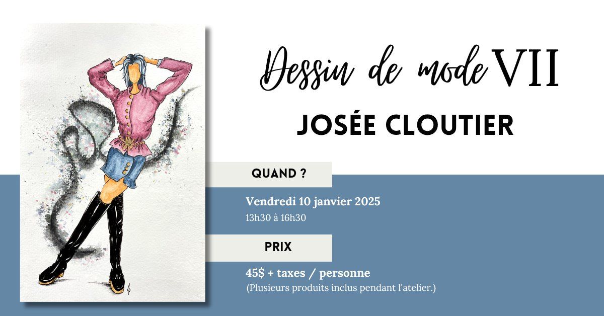 Dessin de mode VII - Jos\u00e9e Cloutier