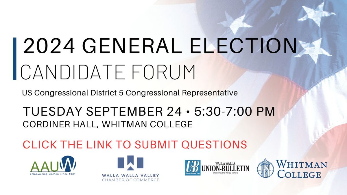 2024 General Election Candidate Forum