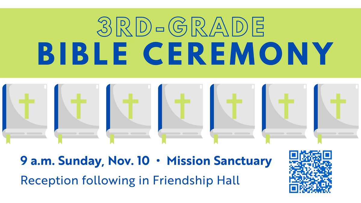 3rd-Grade Bible Ceremony