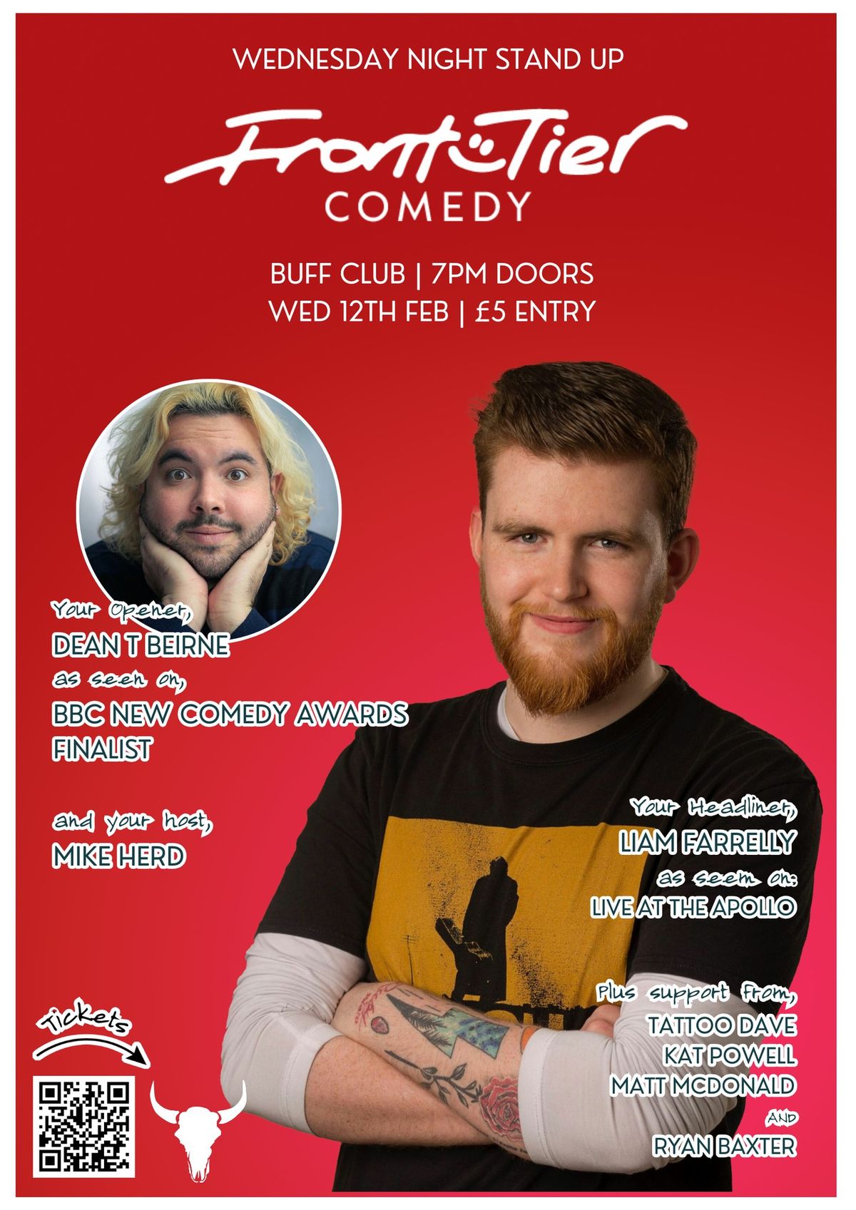 Front Tier Comedy New Material Night with Liam Farrelly