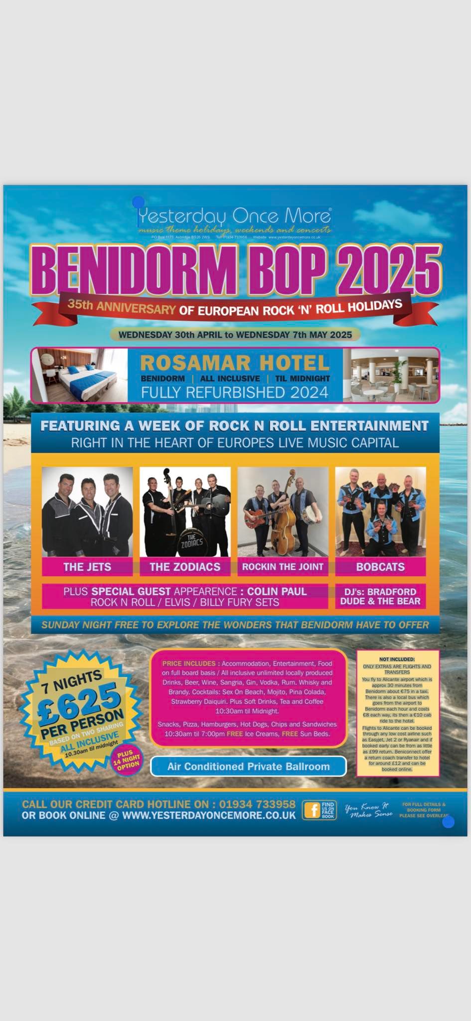 Benidorm Bop 2025 - 35th Anniversary of European Rock 'N' Roll Holidays