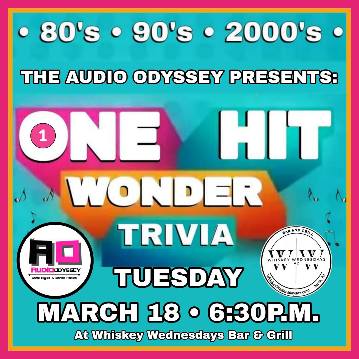 One Hit Wonders Trivia Night 