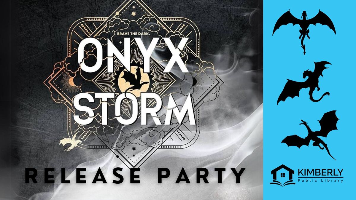 Onyx Storm  Release Party