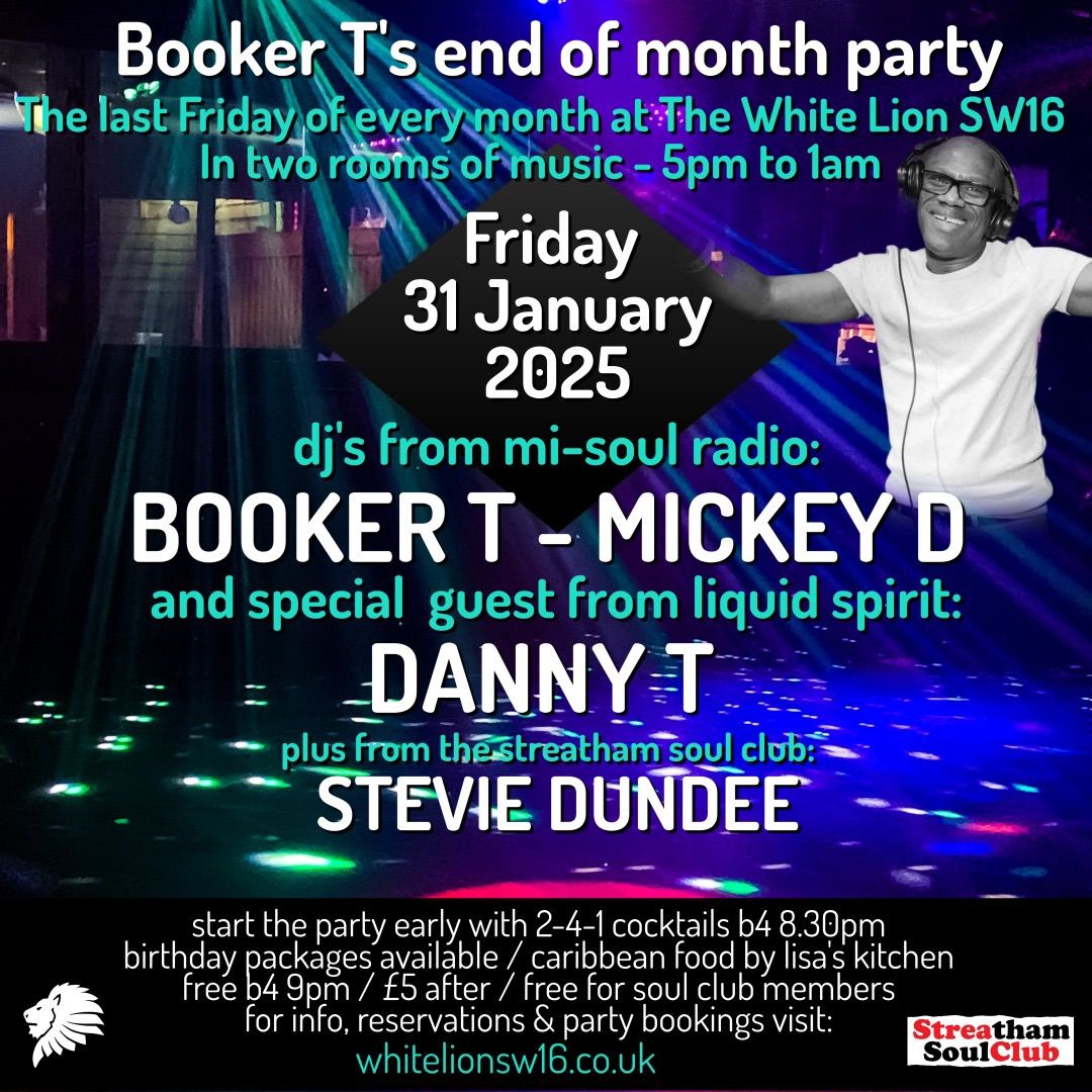 DJ\u2019s BOOKER T, MICKEY D, DANNY T & STEVIE DUNDEE