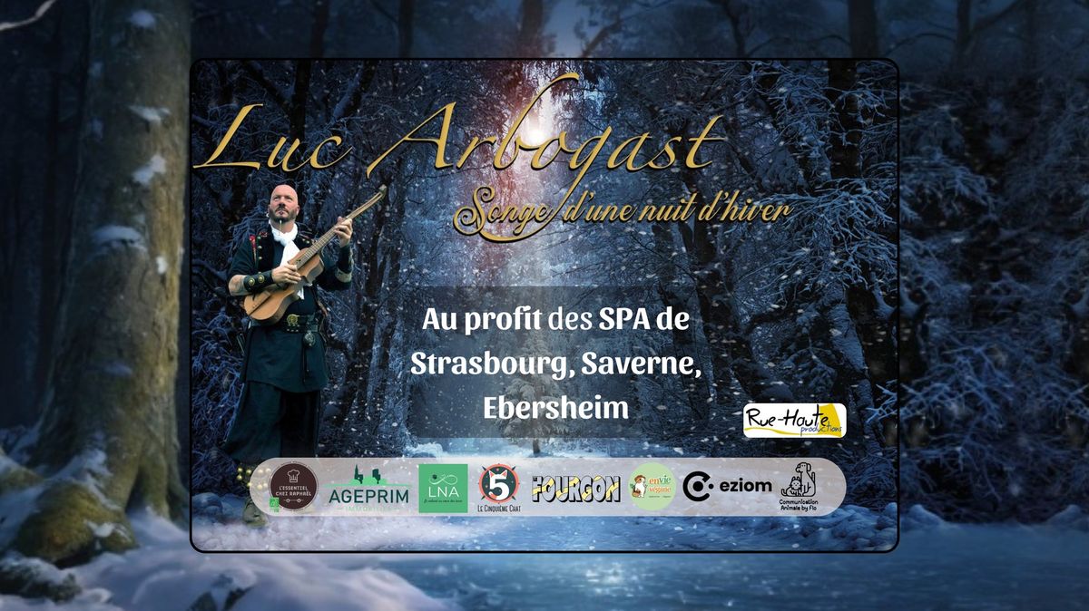 Concert Luc Arbogast au profit des SPA du Bas-Rhin 