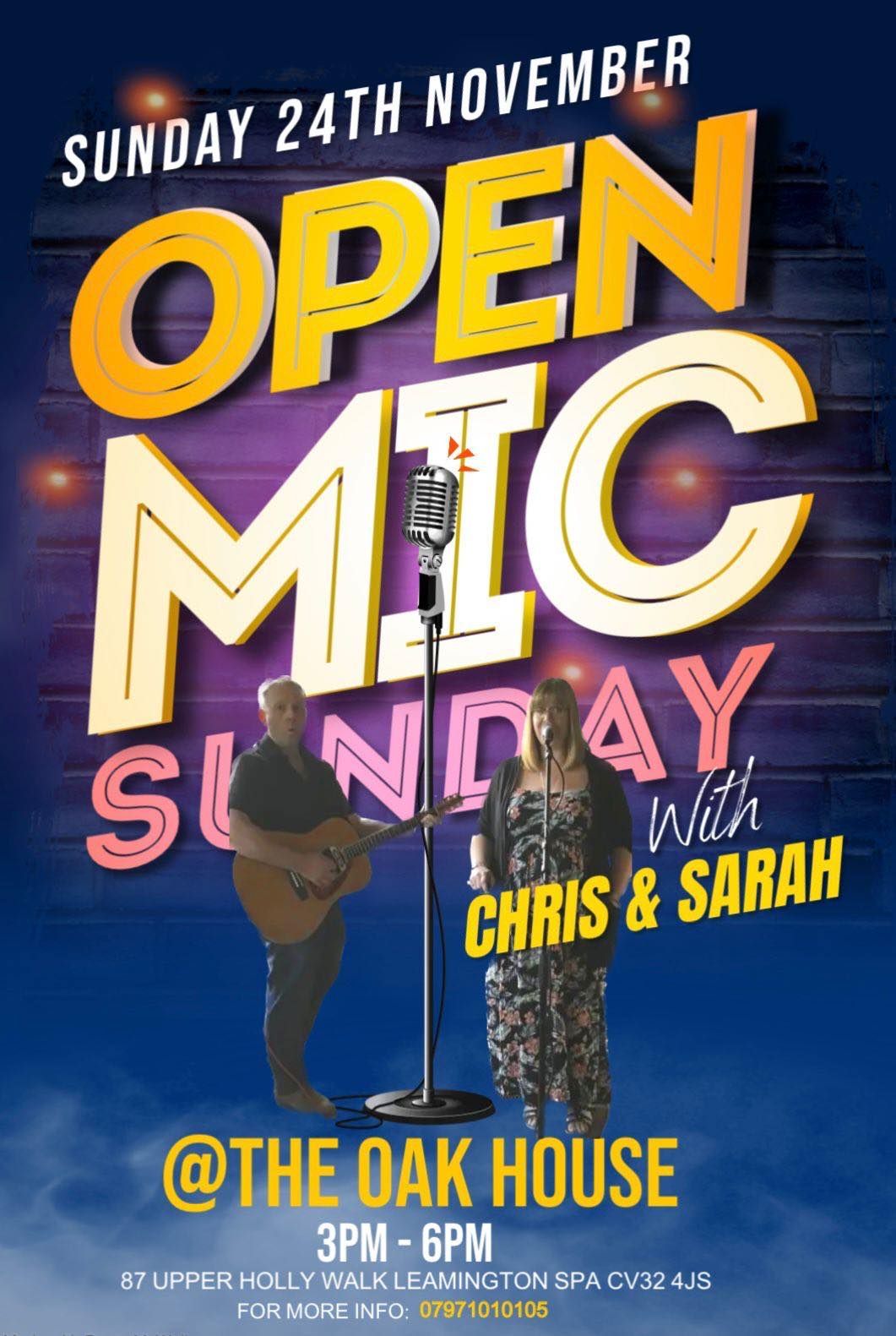 CHRIS & SARAH OPEN MIC