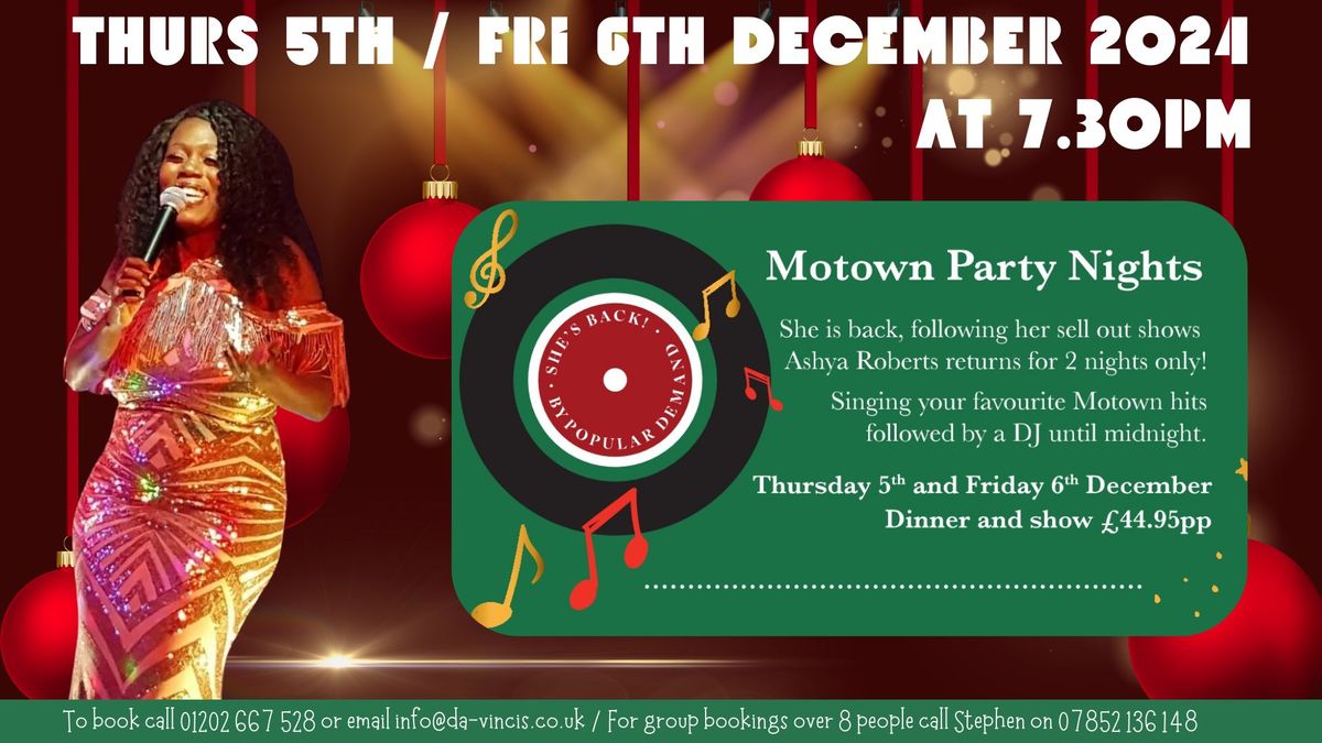 Motown Xmas Party Nights