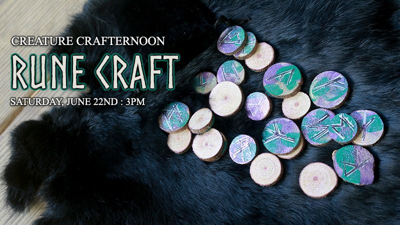 Creature Crafternoon: Rune Craft at ReRoll Tavern