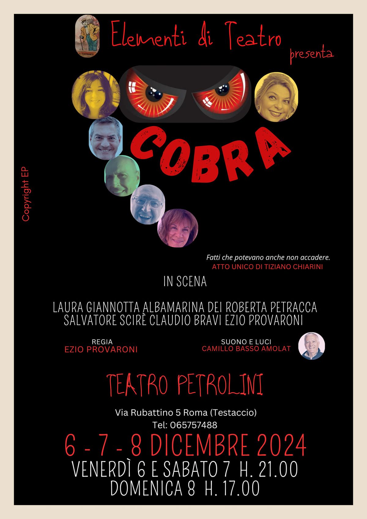 COBRA commedia teatrale 