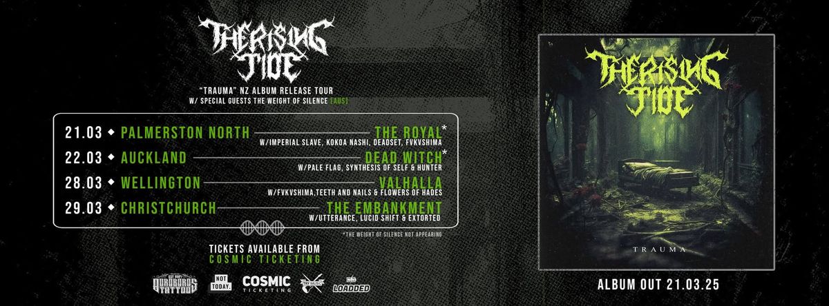 The Rising Tide "Trauma" Album Release Tour - Palmerston North 