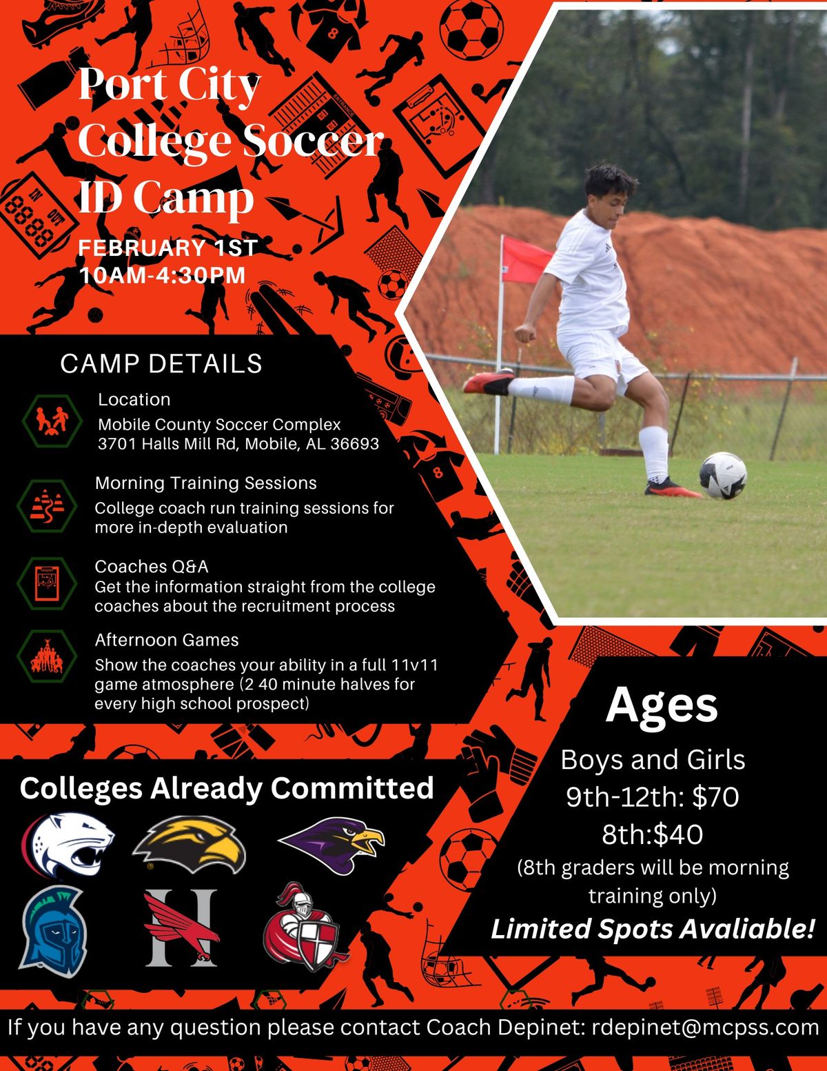 Port City Soccer College ID Camp