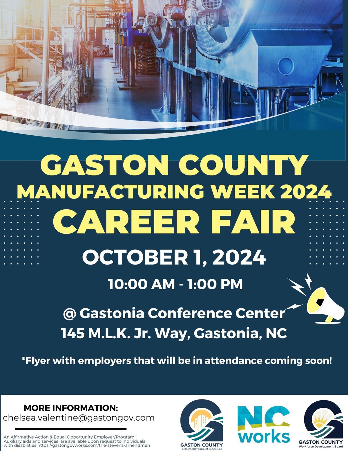 Gaston County Manufacturing Career Fair