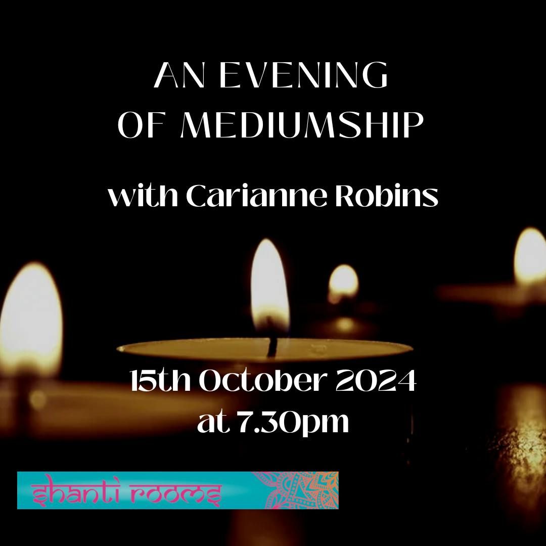 Evening of Mediumship with Carianne Robins