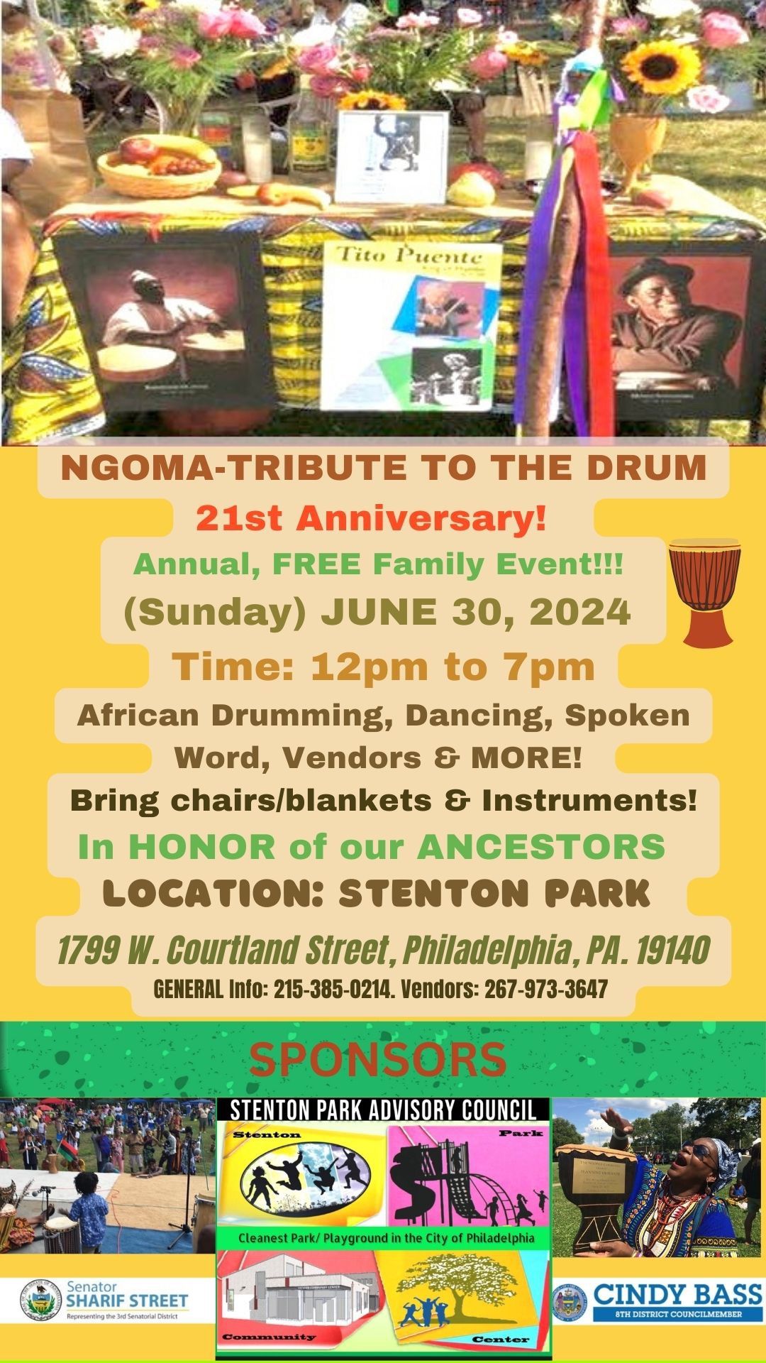 NGOMA-TRIBUTE TO THE DRUM 21st ANNIVERSARY!!!