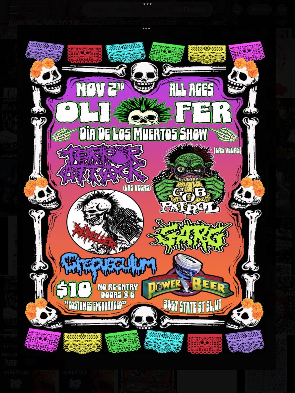 OLIFER\u2019S D\u00cdA DE LOS MUERTOS SHOW!