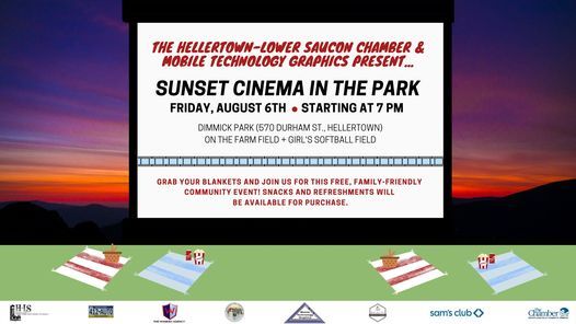 Sunset Cinema in Morris J. Dimmick Park