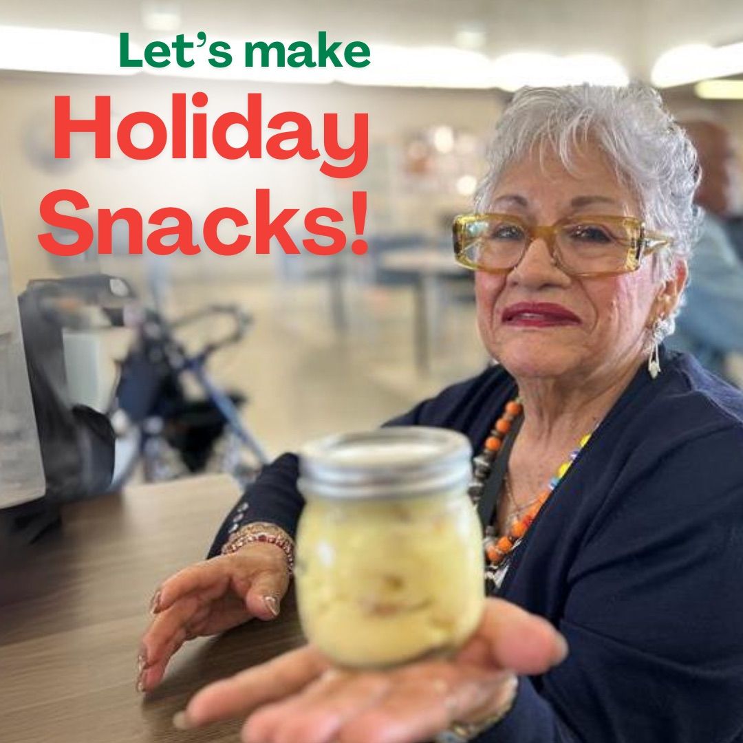 Holiday Snacking Workshop: Pretzel and M&M Hugs for Seniors \ufffd\ufffd