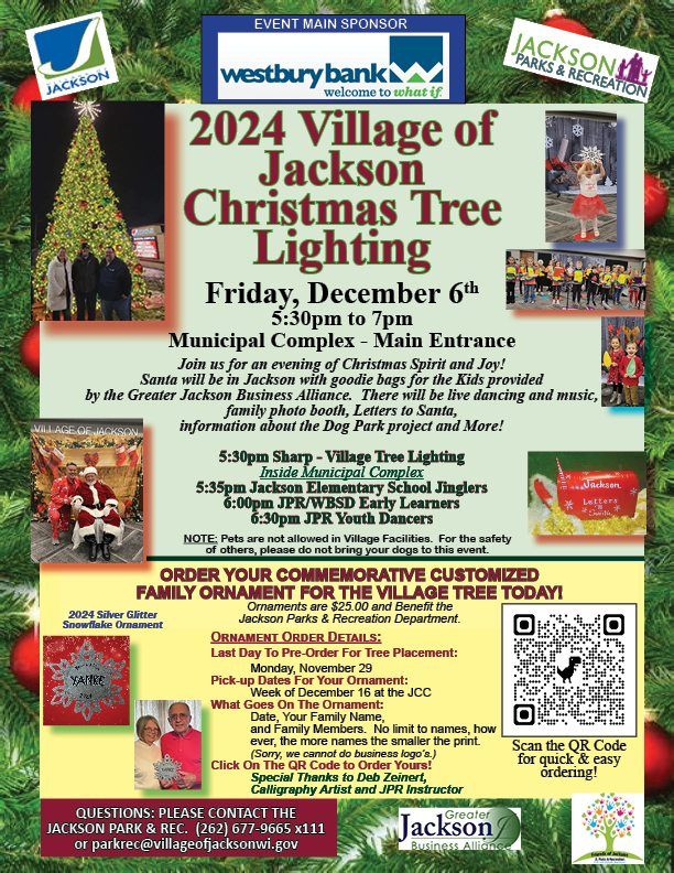 Village of Jackson Christmas Tree Lighting