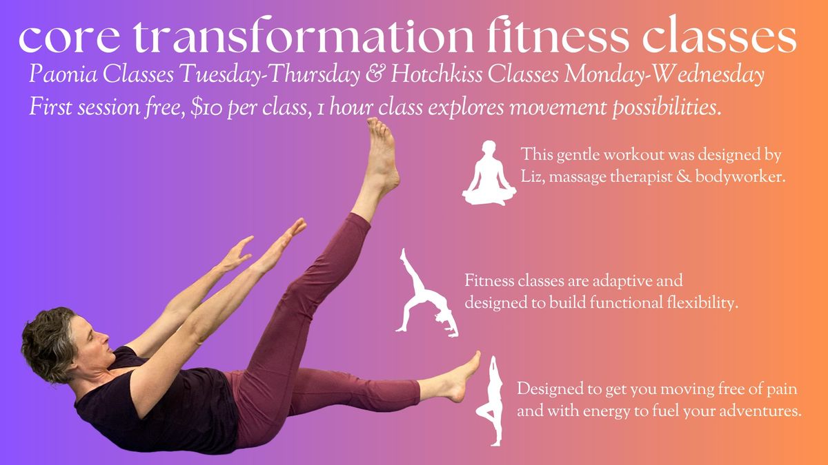 Core Transformation Fitness - Paonia and Hotchkiss