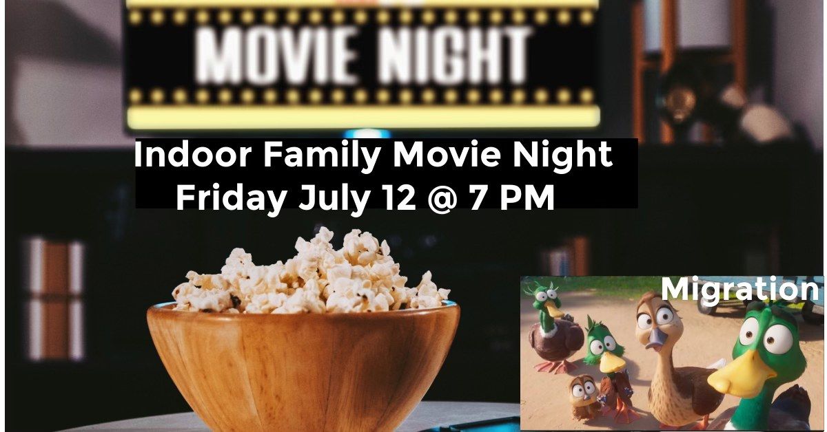 Indoor Family Movie Night!