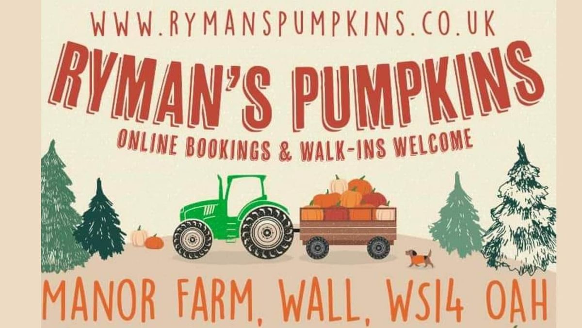 Pumpkin Picking Family Day Out in Lichfield (Half Term Week)