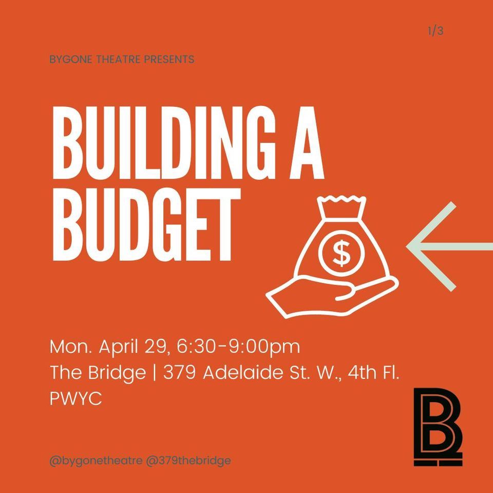 Building A Budget - A Free Workshop for Artists