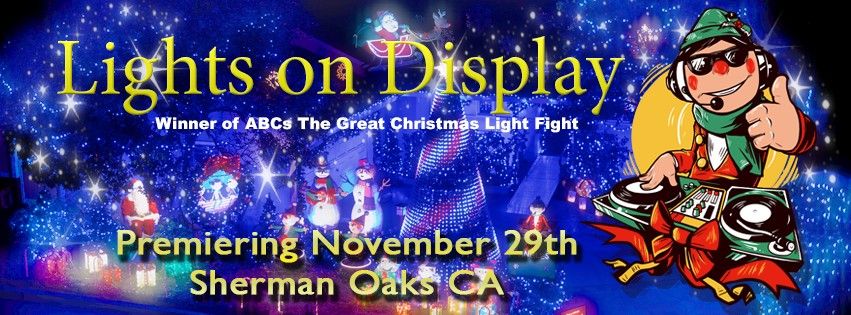 Christmas Light Show - Sherman Oaks CA