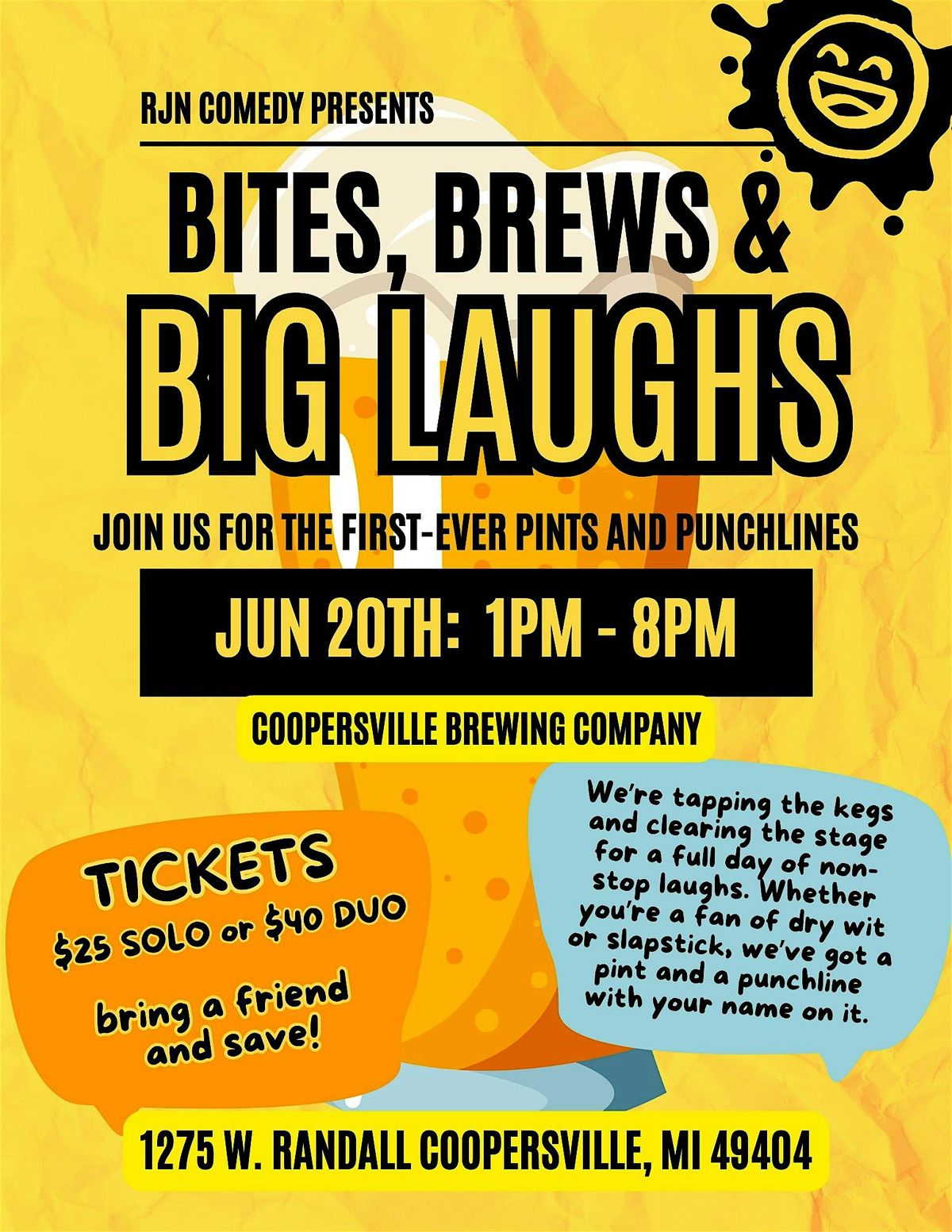 Pints and Punchlines Comedy Festival