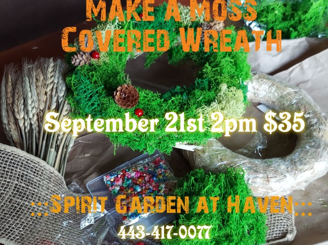 Mabon Moss Wreath Making