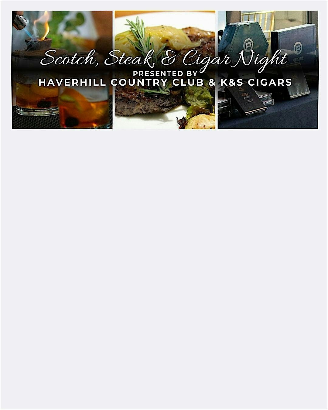 HCC X K&S: Scotch, Steak, & Cigar Night