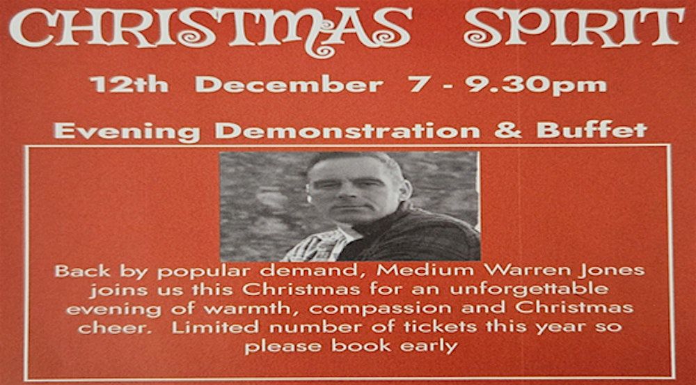 Christmas Spirit - Psychic Demonstration & Buffet