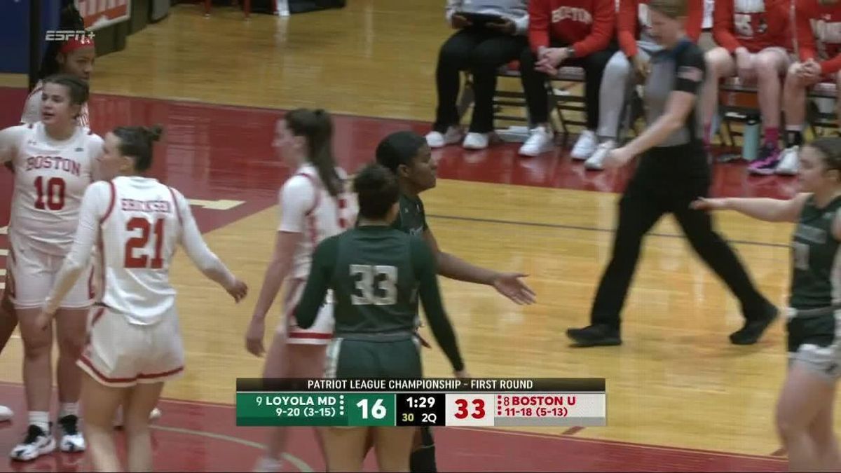Loyola Maryland Greyhounds at Boston University Terriers Womens Basketball