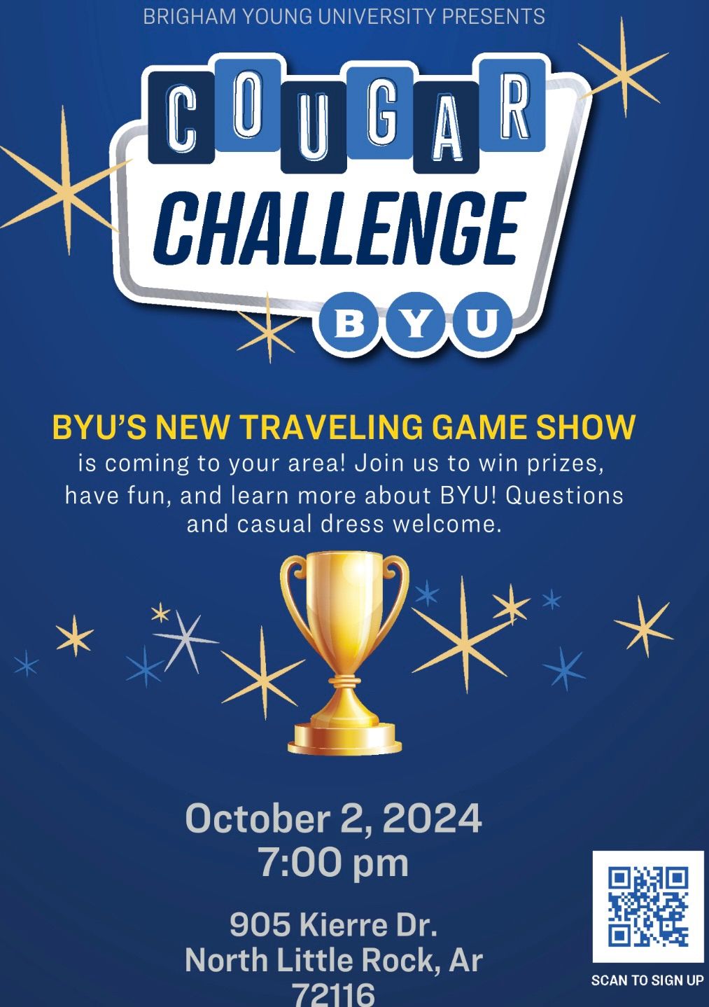 Cougar Challenge  BYU\u2019s New Traveling Game Show