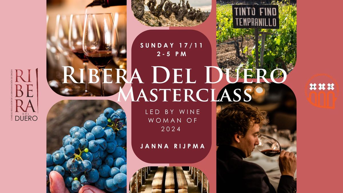 Ribera del Duero Masterclass by by Janna Rijpma, Wine Woman of the Year 2024! \ud83c\udf77\ud83d\ude0d