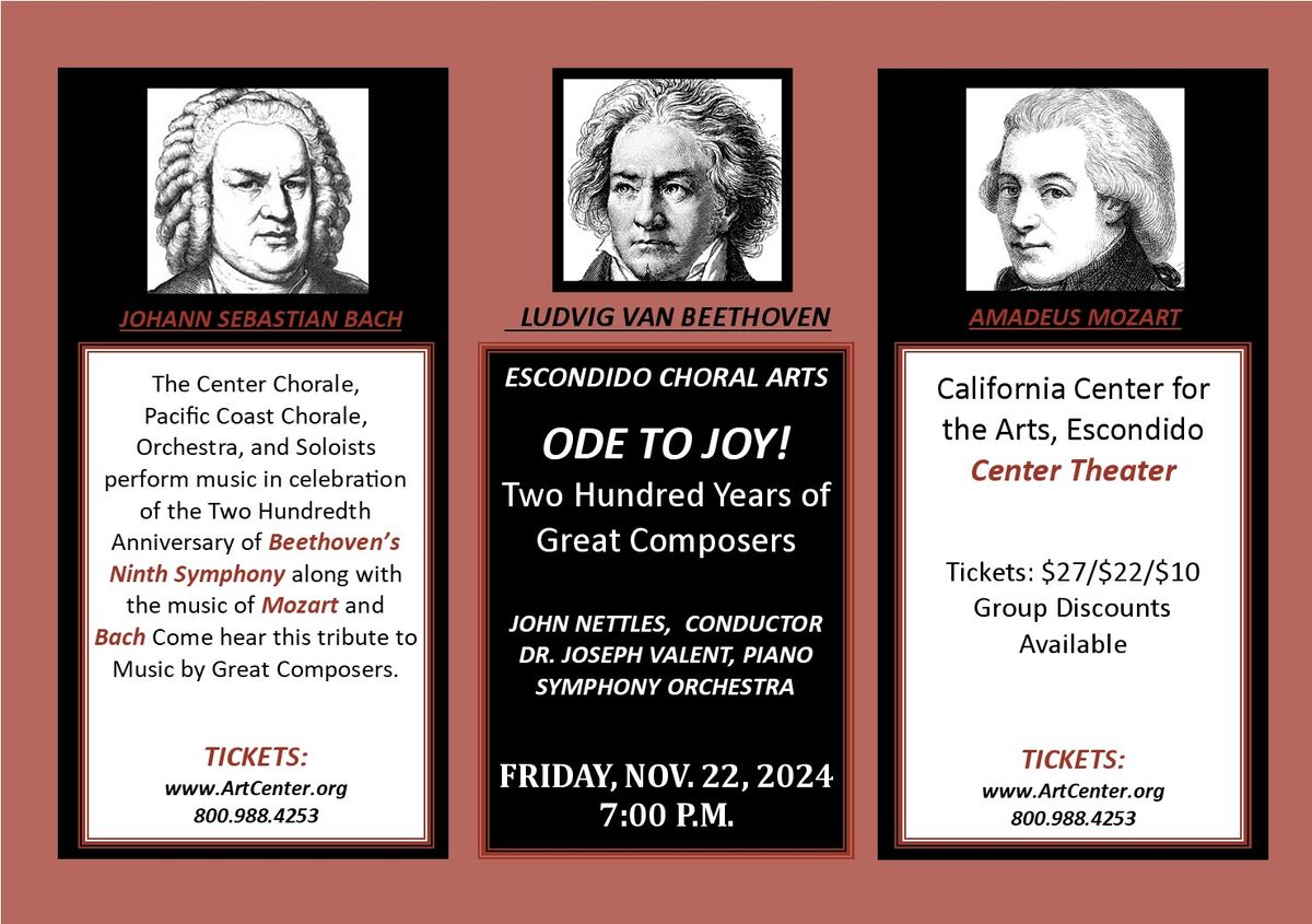 Ode to Joy! Two hundred years of great composers