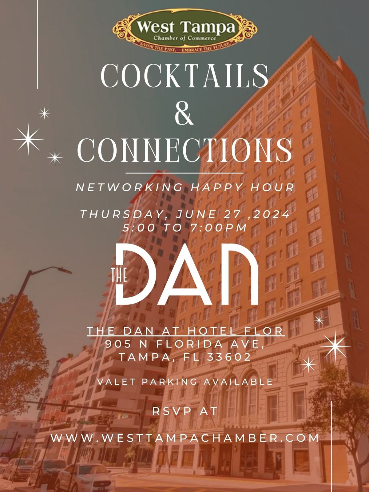 JUNE 2024 - COCKTAILS & CONNECTIONS HOSTED BY THE DAN AT HOTEL FLOR