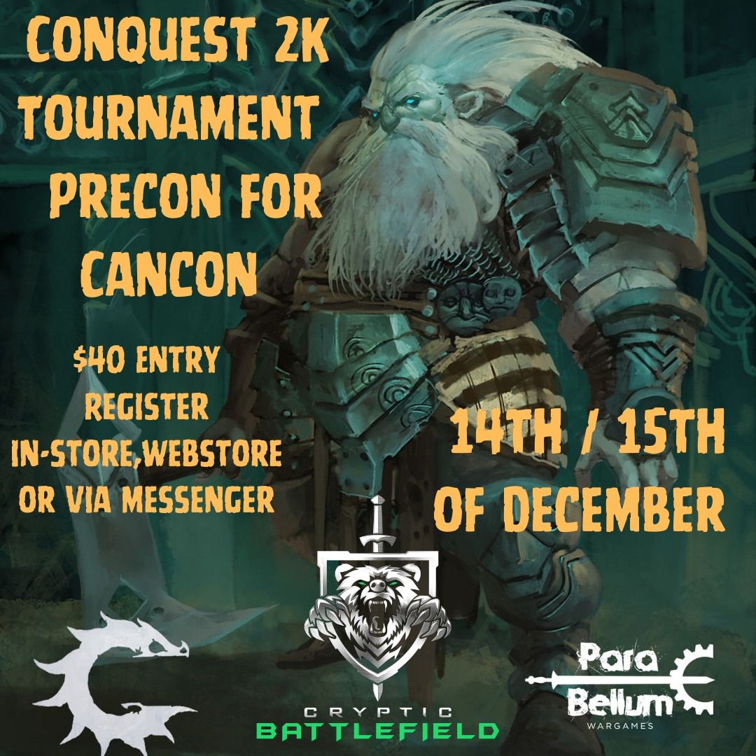 CONQUEST 2K - PRECON FOR CANCON 