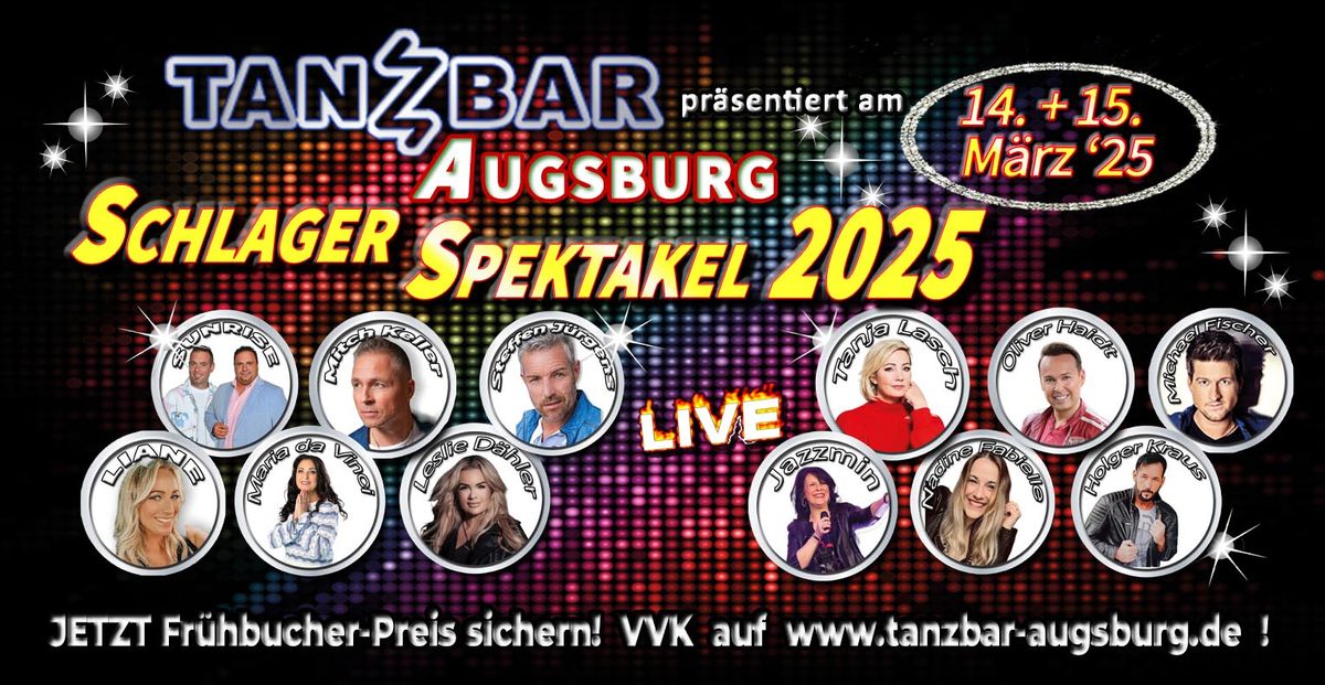 "SCHLAGER SPEKTAKEL 2025" - DAS Schlager-LIVE-Event in Augsburg